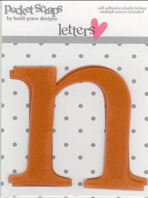 Heidi Grace - Daydreamer - Plastic Alpha Stickers n - 2/pk  (sold in 3's)